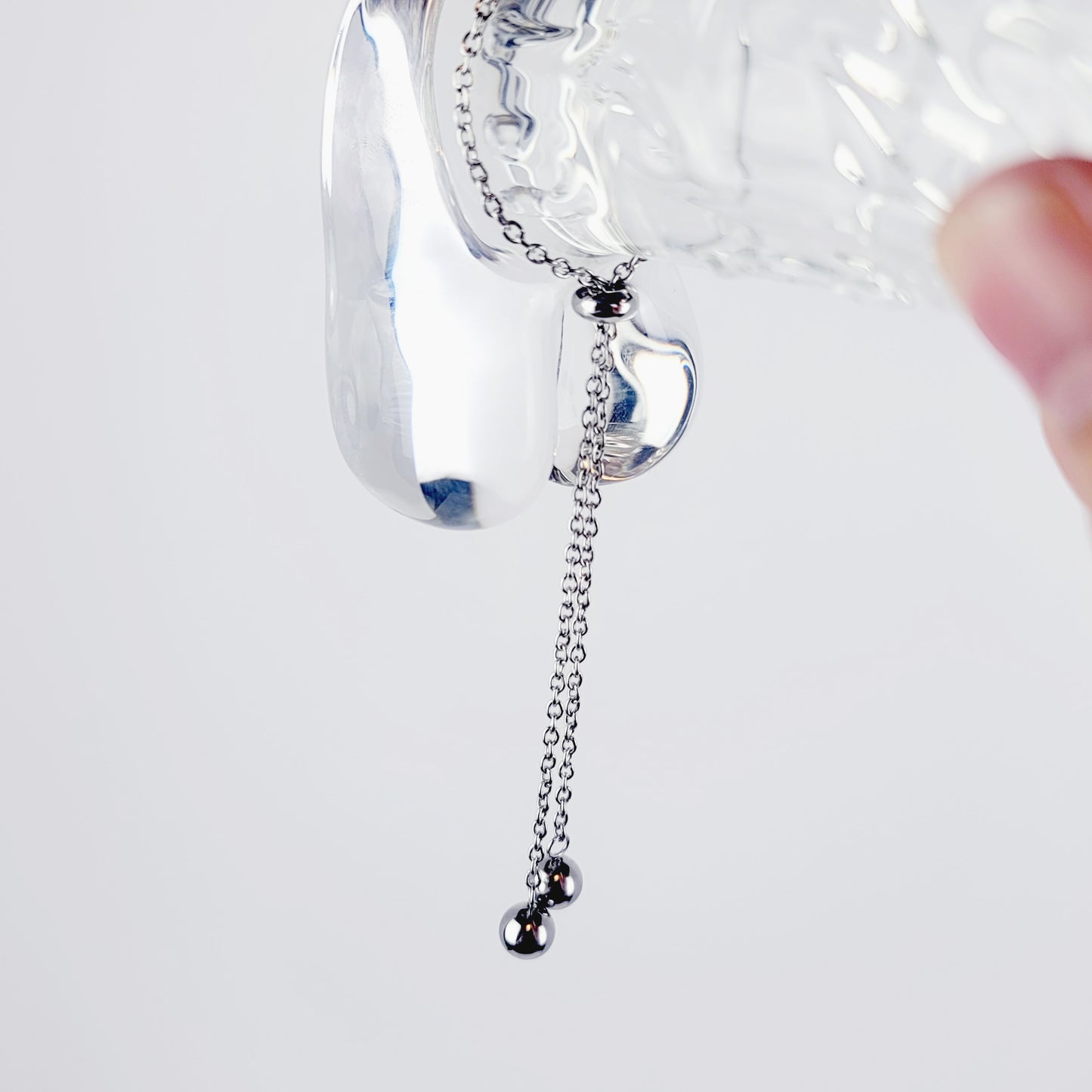 Chain Penis Noose with Ball Weights