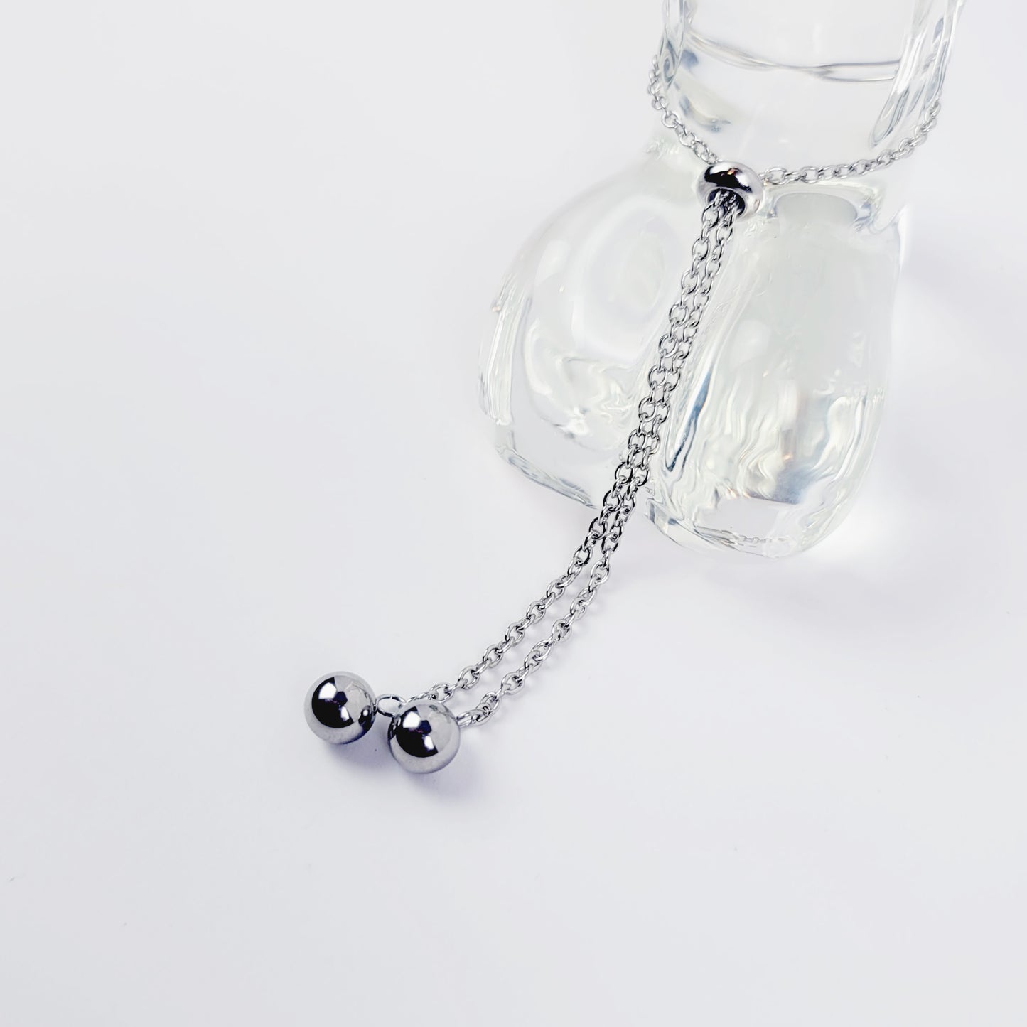 Chain Penis Noose with Ball Weights