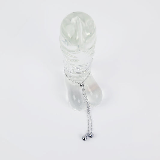 Chain Penis Noose with Ball Weights