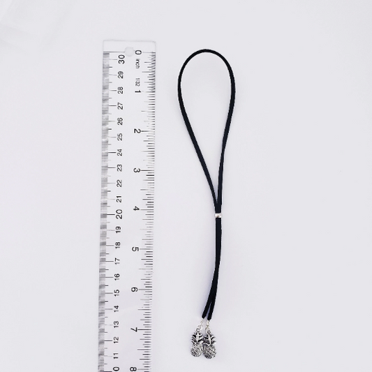 Faux Leather Penis Noose with Pineapples