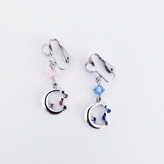 Moon and Stars Crystal VCH Clip
