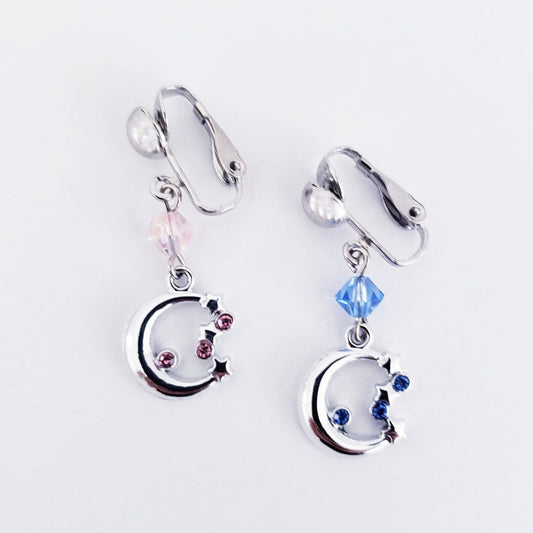 Moon and Stars Crystal VCH Clip
