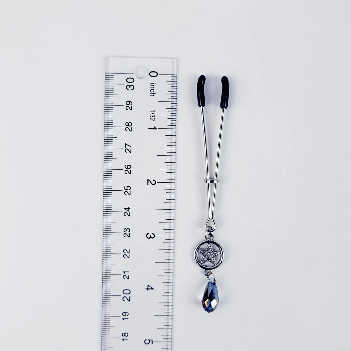 Star and Crystal Tweezer Clitoral Clamp