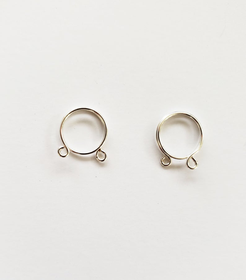 Non Piercing Nipple Rings, Pair of Two