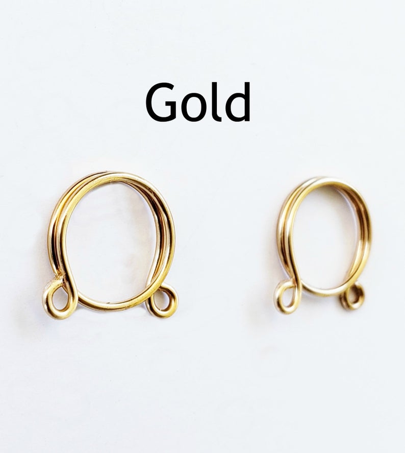 Non Piercing Nipple Rings, Pair of Two