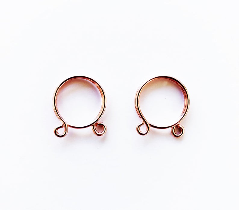 Non Piercing Nipple Rings, Pair of Two
