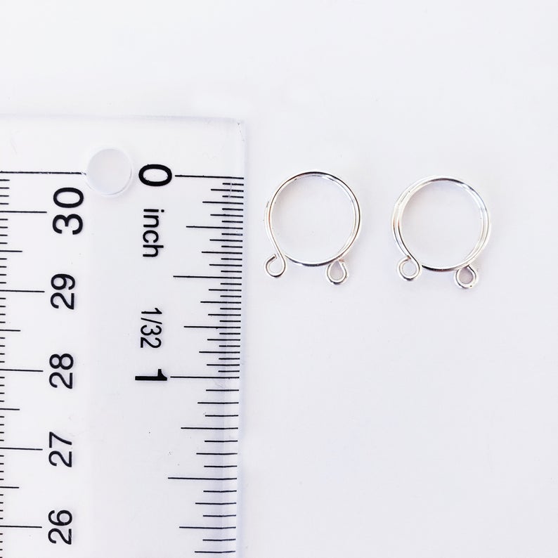 Non Piercing Nipple Rings, Pair of Two