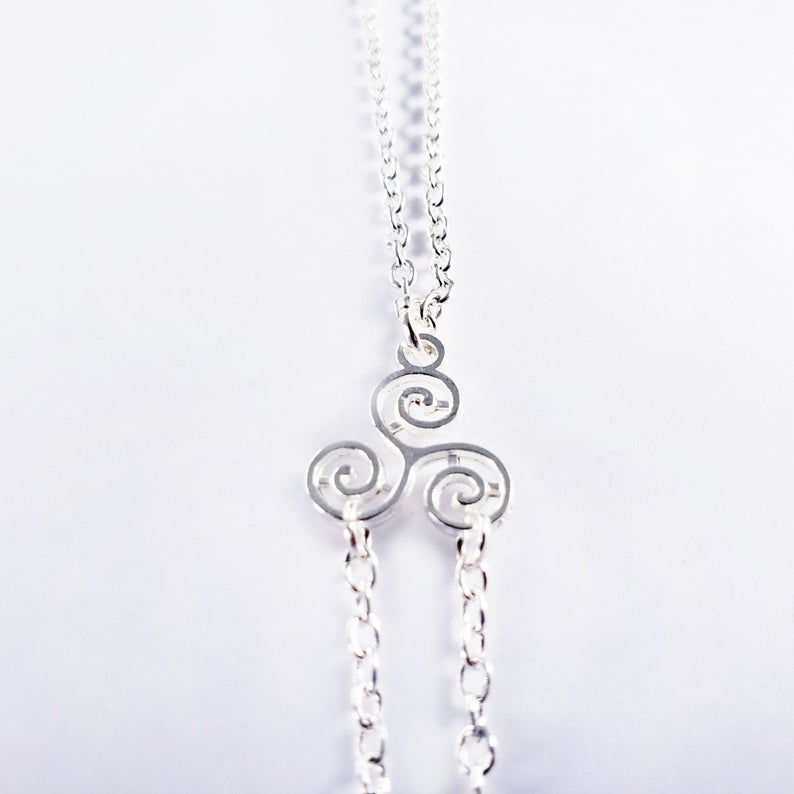Triskelion Necklace to Nipple with Your Choice of Nipple Attachment