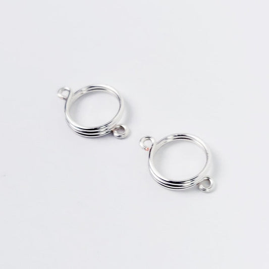 Triple Circle Nipple Rings, Pair of Two