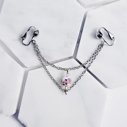 Vintage Rose Labia Chain Dangle