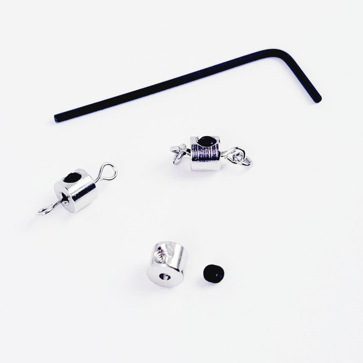 Permanent Locking Clasp for BDSM Collar, Hex Lock for Submissive, DDlg Day Collar