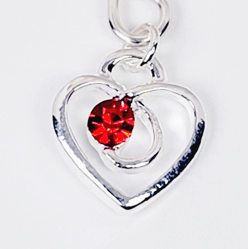 Labia Clip with Heart and Gem