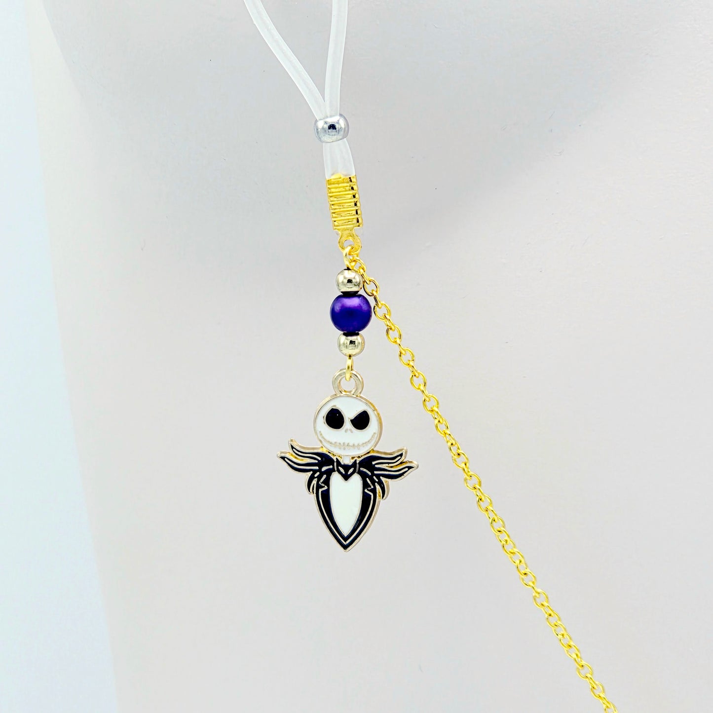 Halloween Christmas Nipple Chains with Non-Piercing Nipple Nooses or Clamps.