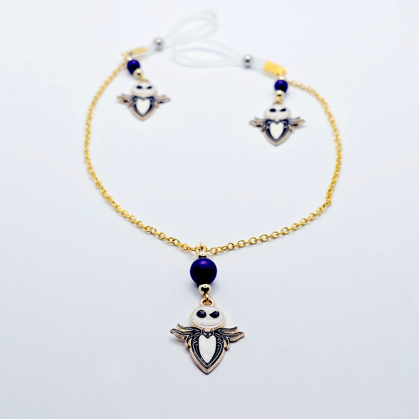 Halloween Christmas Nipple Chains with Non-Piercing Nipple Nooses or Clamps.