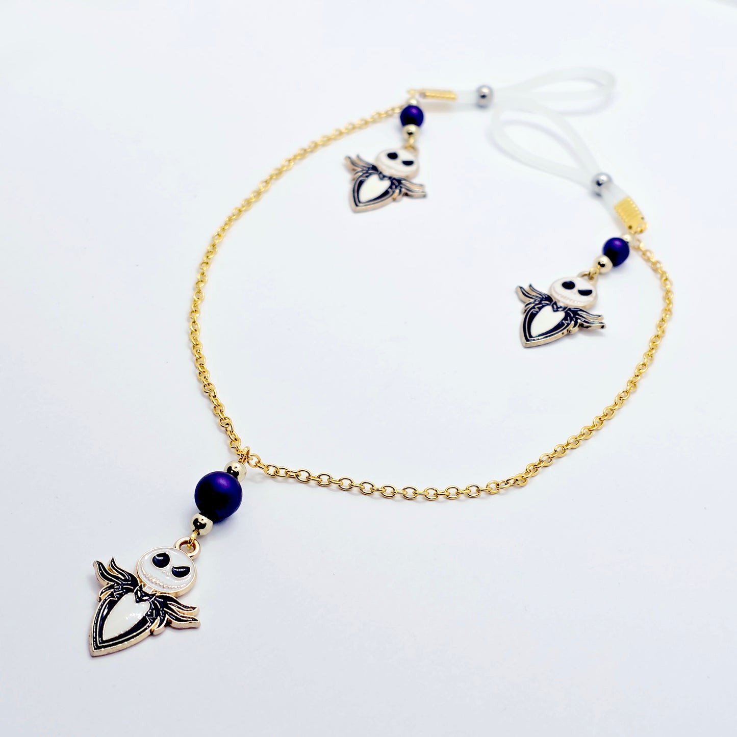 Halloween Christmas Nipple Chains with Non-Piercing Nipple Nooses or Clamps.