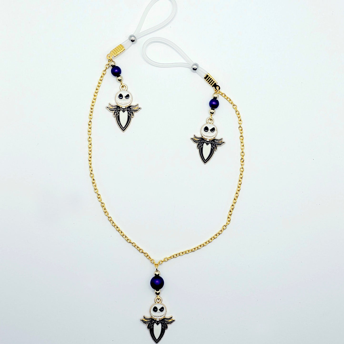 Halloween Christmas Nipple Chains with Non-Piercing Nipple Nooses or Clamps.