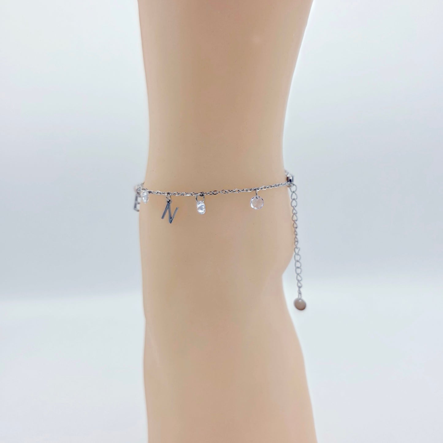 Vixen Anklet. Stainless Steel and Crystal Ankle Bracelet for Vixen