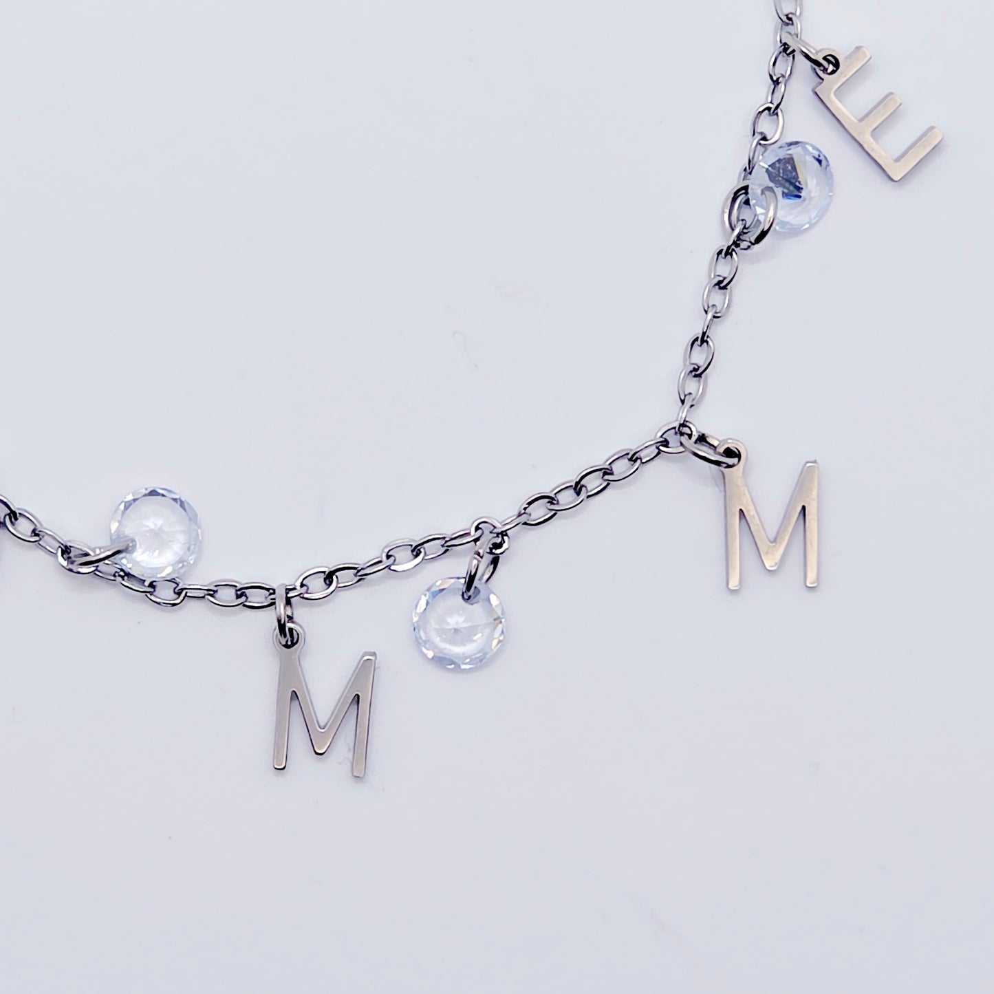Domme Anklet, Stainless Steel Adjustable Ankle Bracelet for BDSM Domme Women