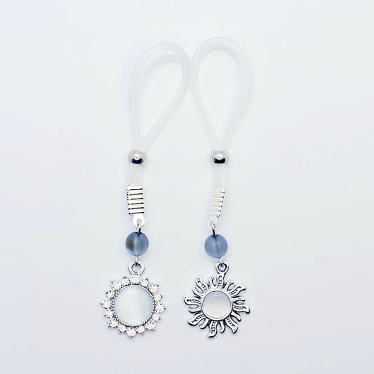 star  and moon nipple nooses
