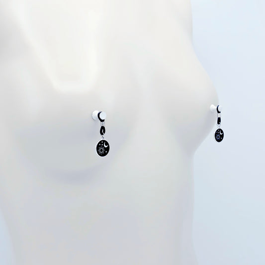 Small Non-Piercing Nipple Nooses, Celestial.