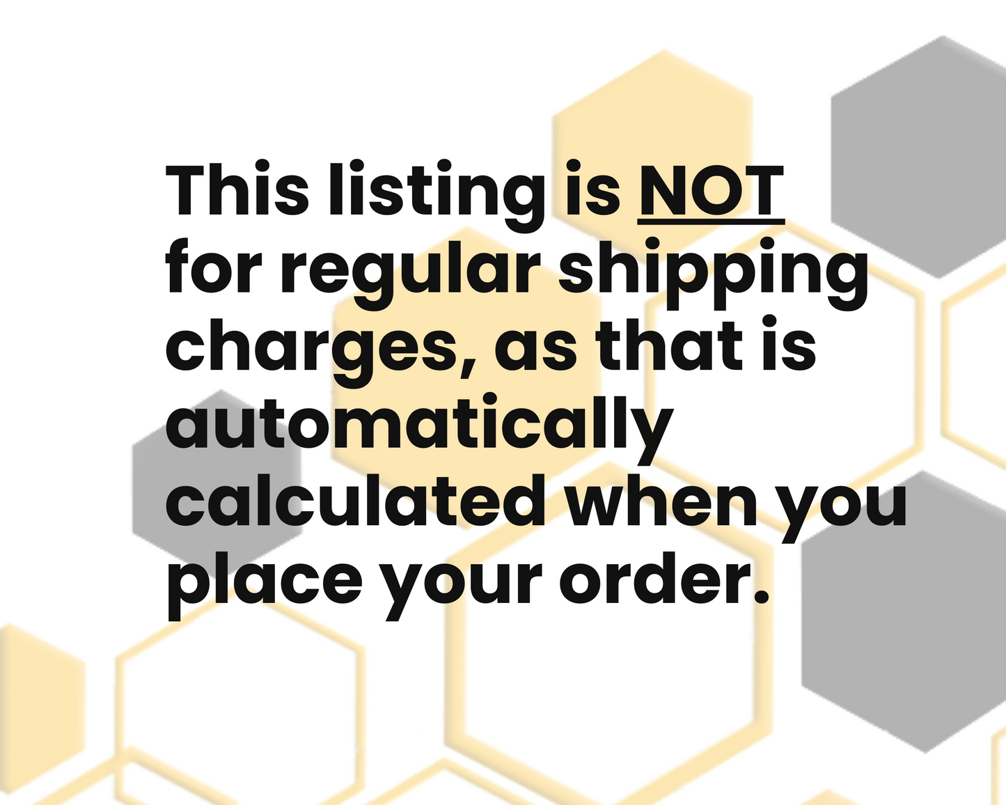 Extra Shipping Charges Only!  To Re-Pay for Shipping if needed.