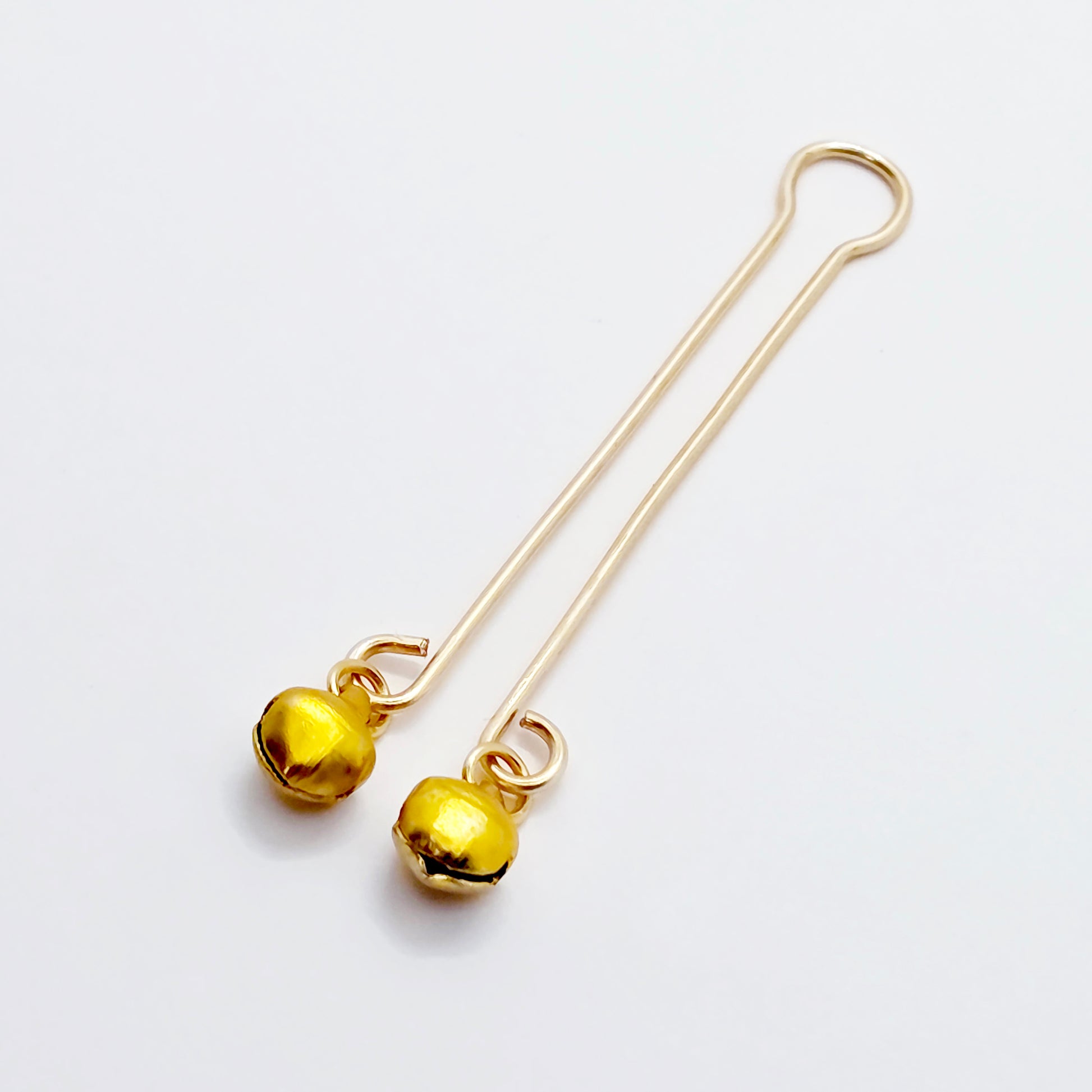 Gold Labia Clips with Bells