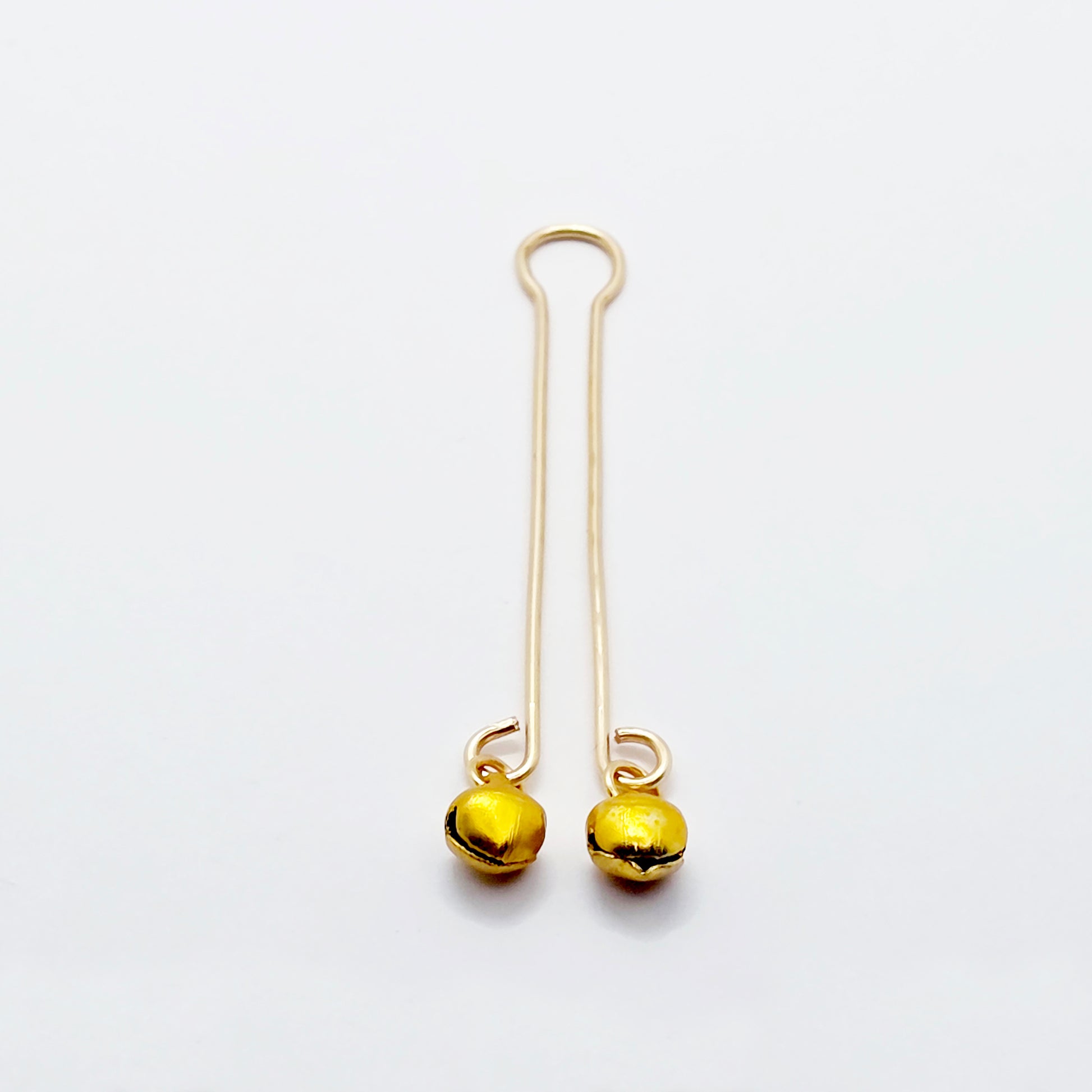 Gold Labia Clips with Bells
