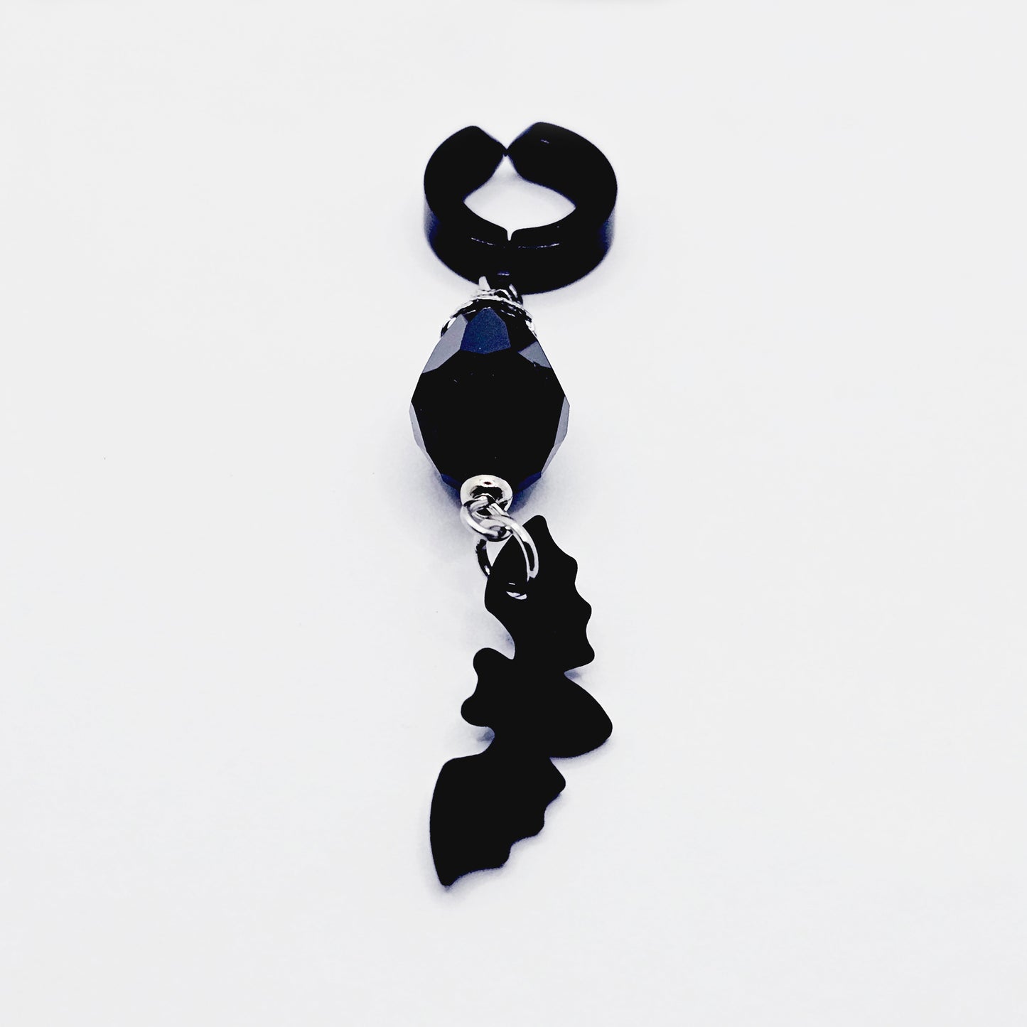 Non Piercing Clit Jewelry Clip. Gothic VCH Clip with Bat. Vaginal Clitoral or Labia Clip or Clamp.