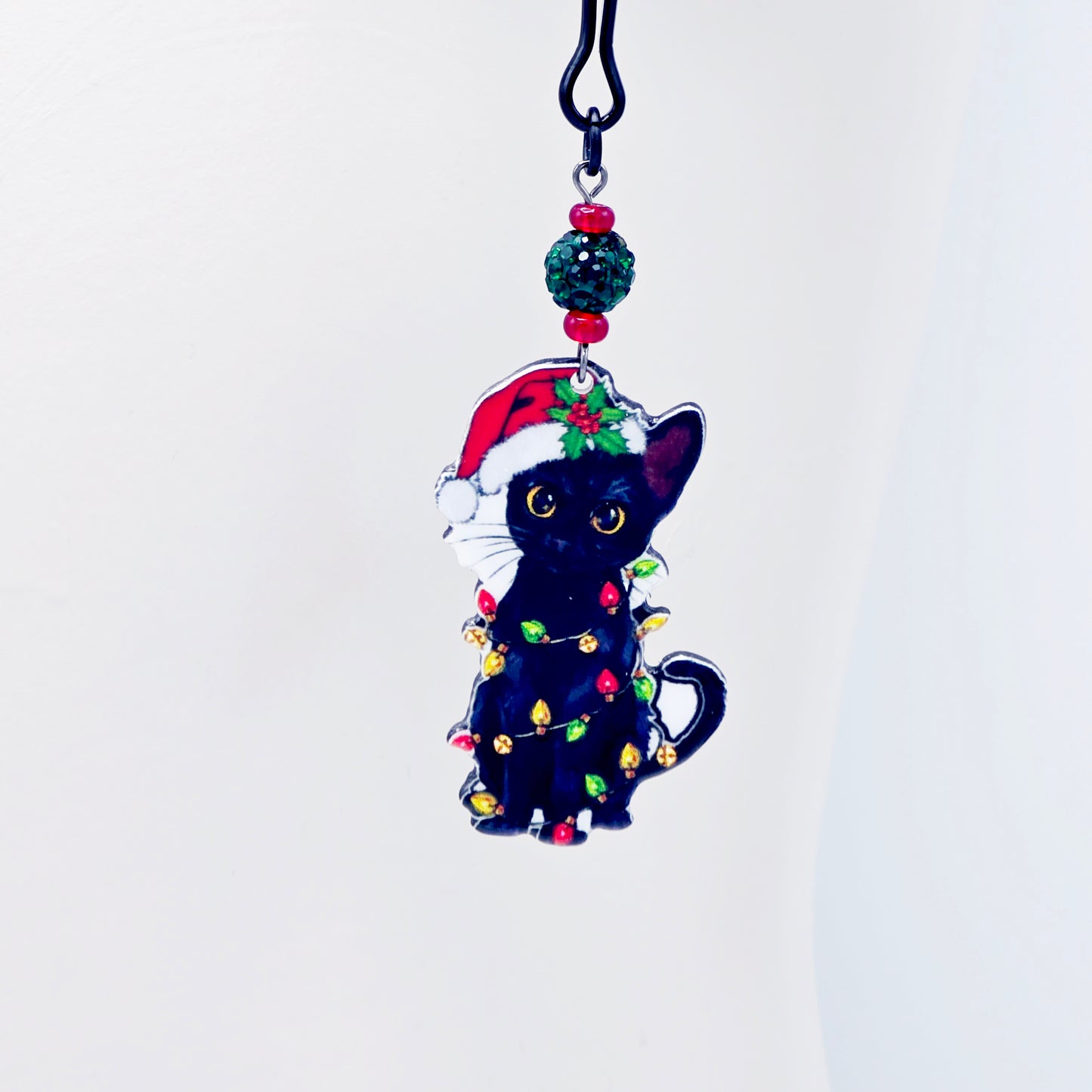 Naughty Nipple Clamps for Christmas. Tweezer Clamps with Bondage Kitties. BDSM