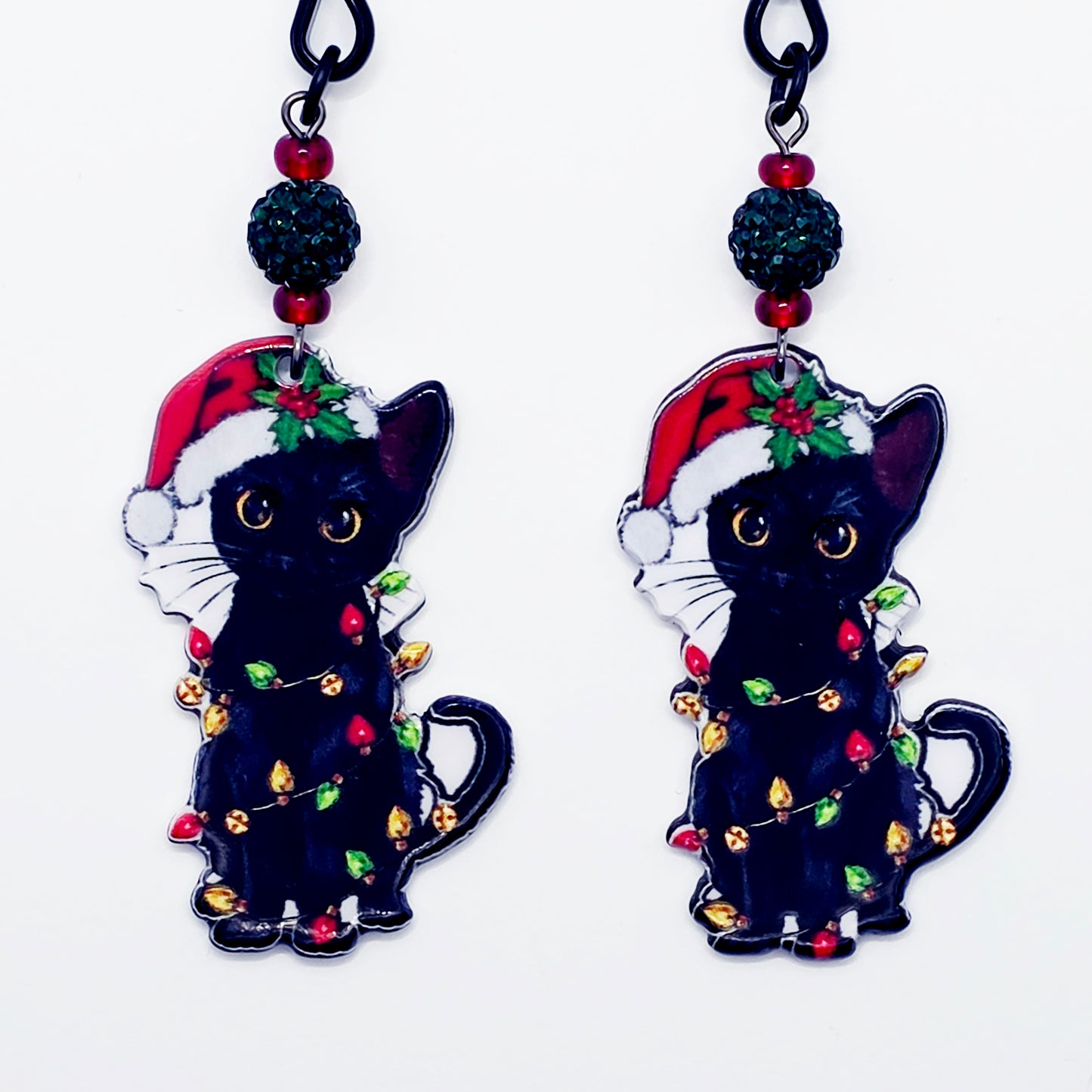 Naughty Nipple Clamps for Christmas. Tweezer Clamps with Bondage Kitties. BDSM