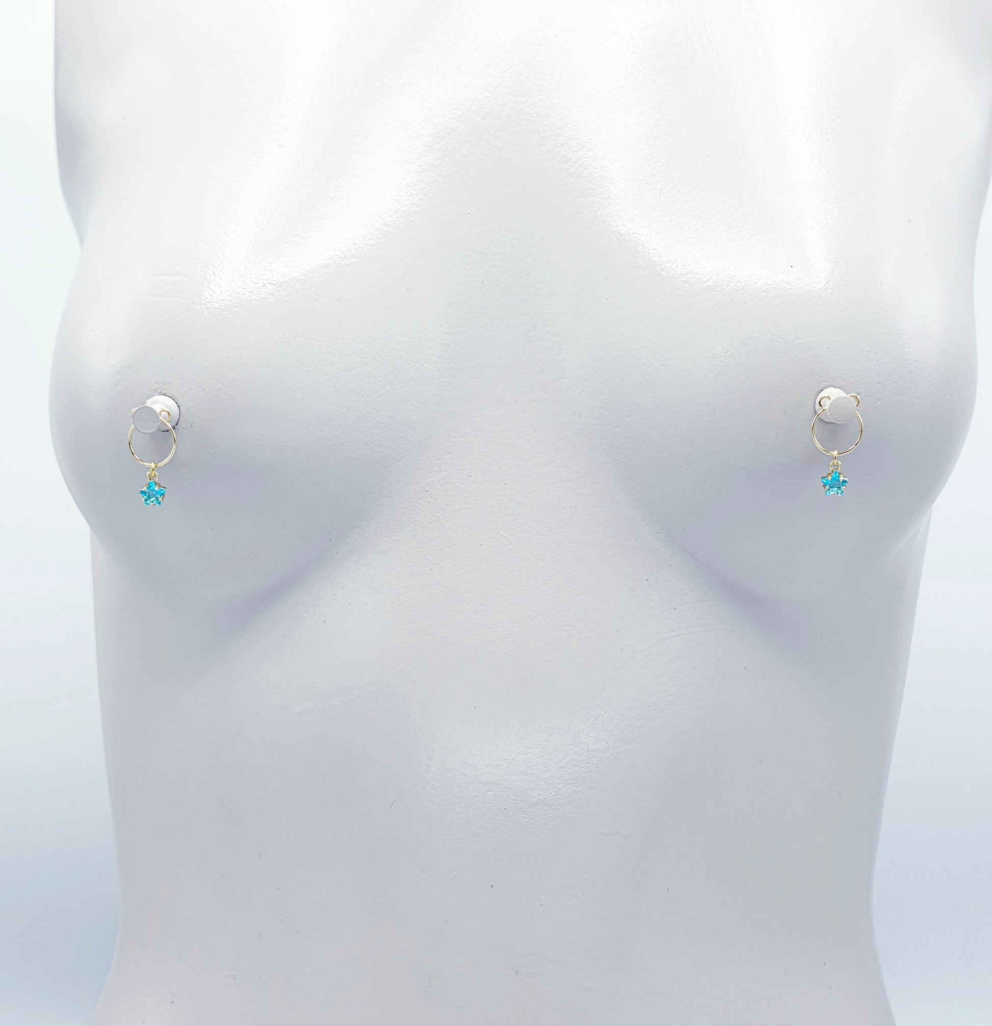 Gold Nipple Rings