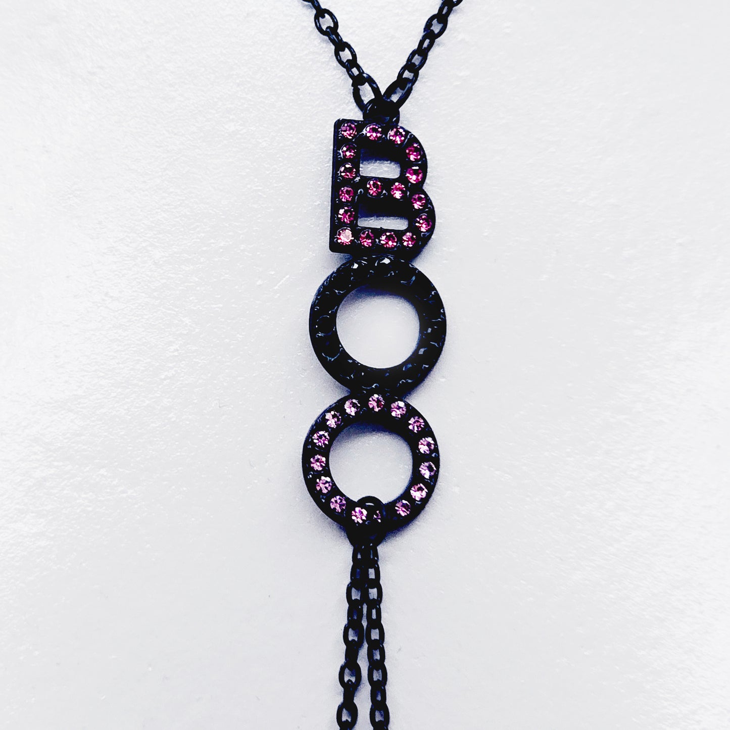 "Boo" Necklace to Nipple with Non Piercing Nipple Nooses, Nipple Clamps, or Other Options.