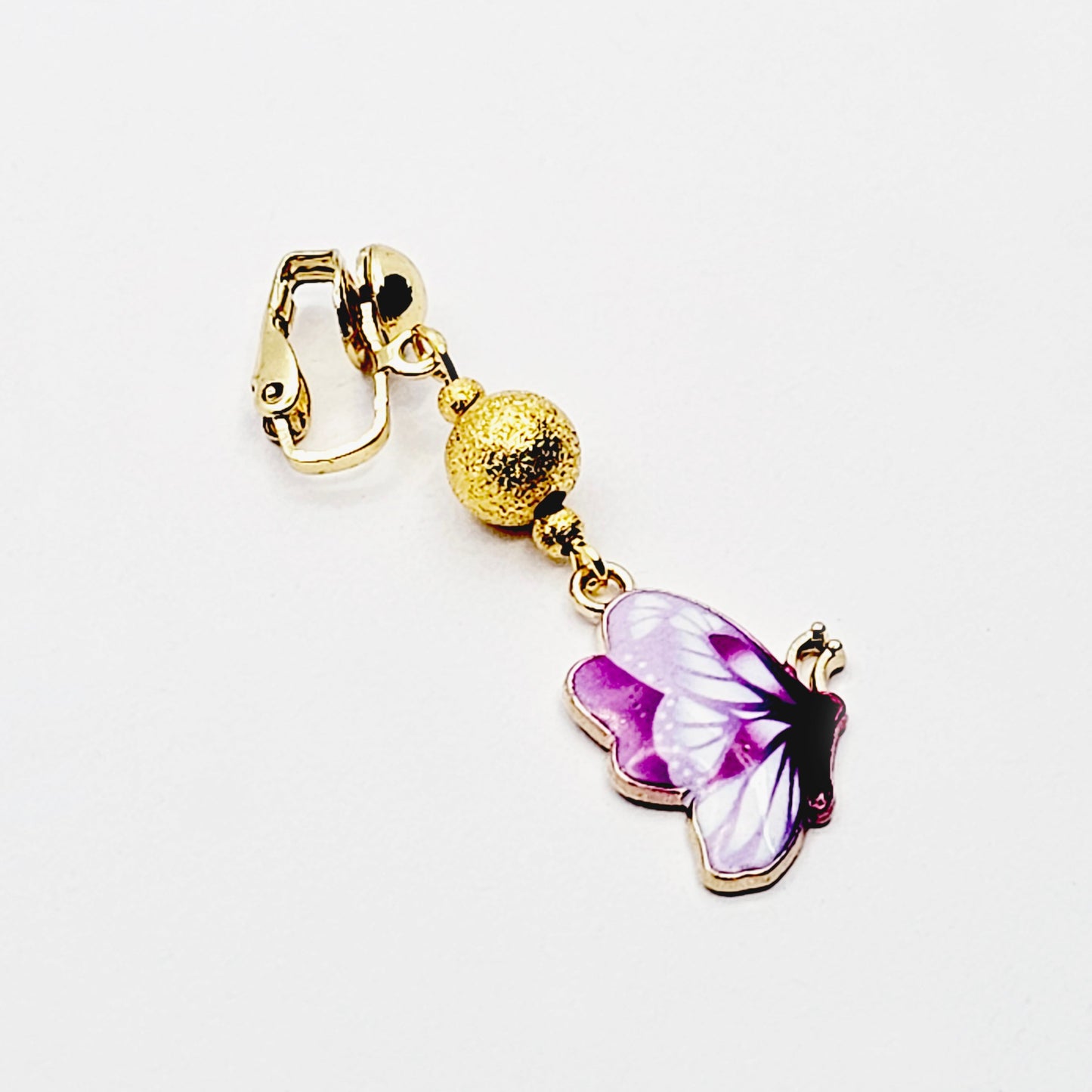 Clitoral Jewelry VCH Clip with Your Choice of Butterfly. Non Piercing Vaginal Genital Jewelry