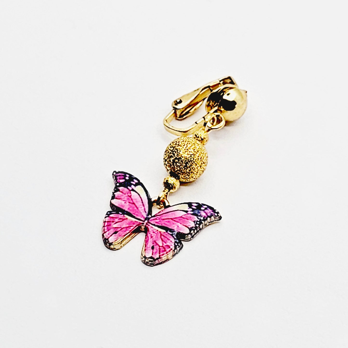 Clitoral Jewelry VCH Clip with Your Choice of Butterfly. Non Piercing Vaginal Genital Jewelry