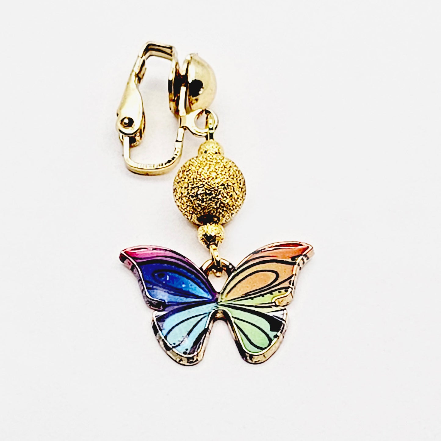 Clitoral Jewelry VCH Clip with Your Choice of Butterfly. Non Piercing Vaginal Genital Jewelry