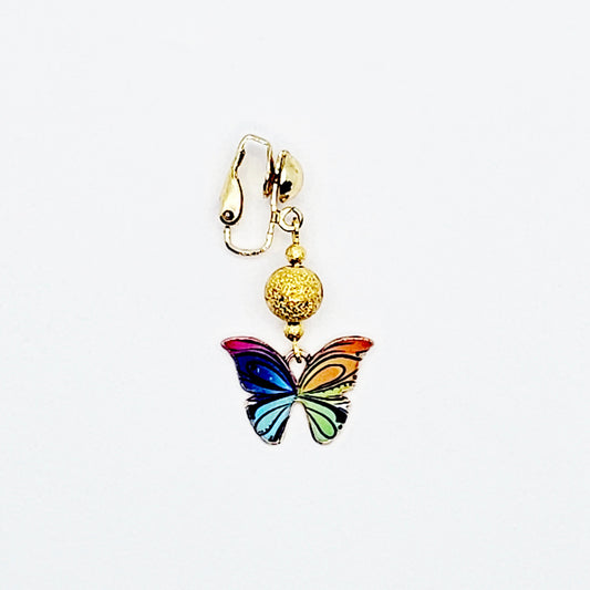 Clitoral Jewelry VCH Clip with Your Choice of Butterfly. Non Piercing Vaginal Genital Jewelry