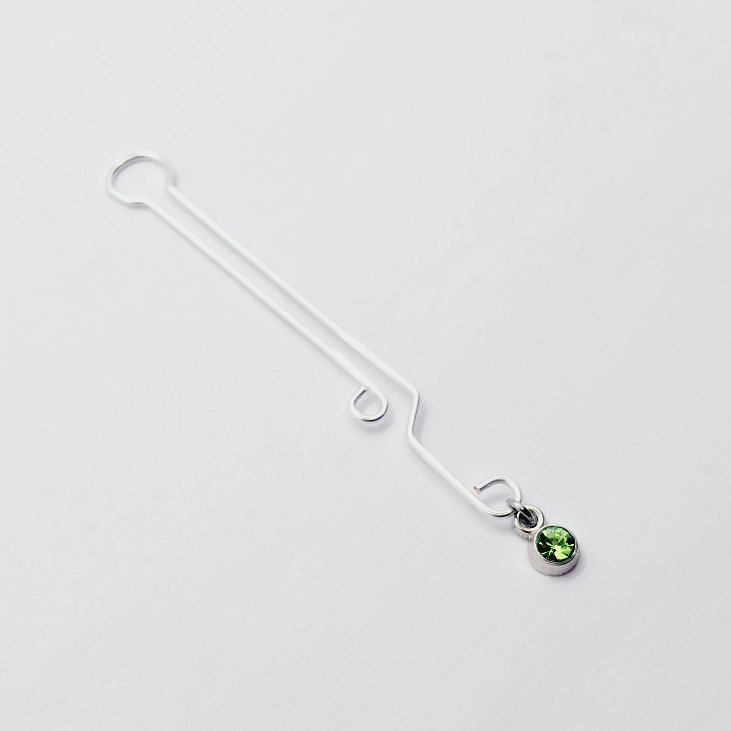 Gemstone Clit Clamp / Labia Clip. Birthstone Clitoral Clip