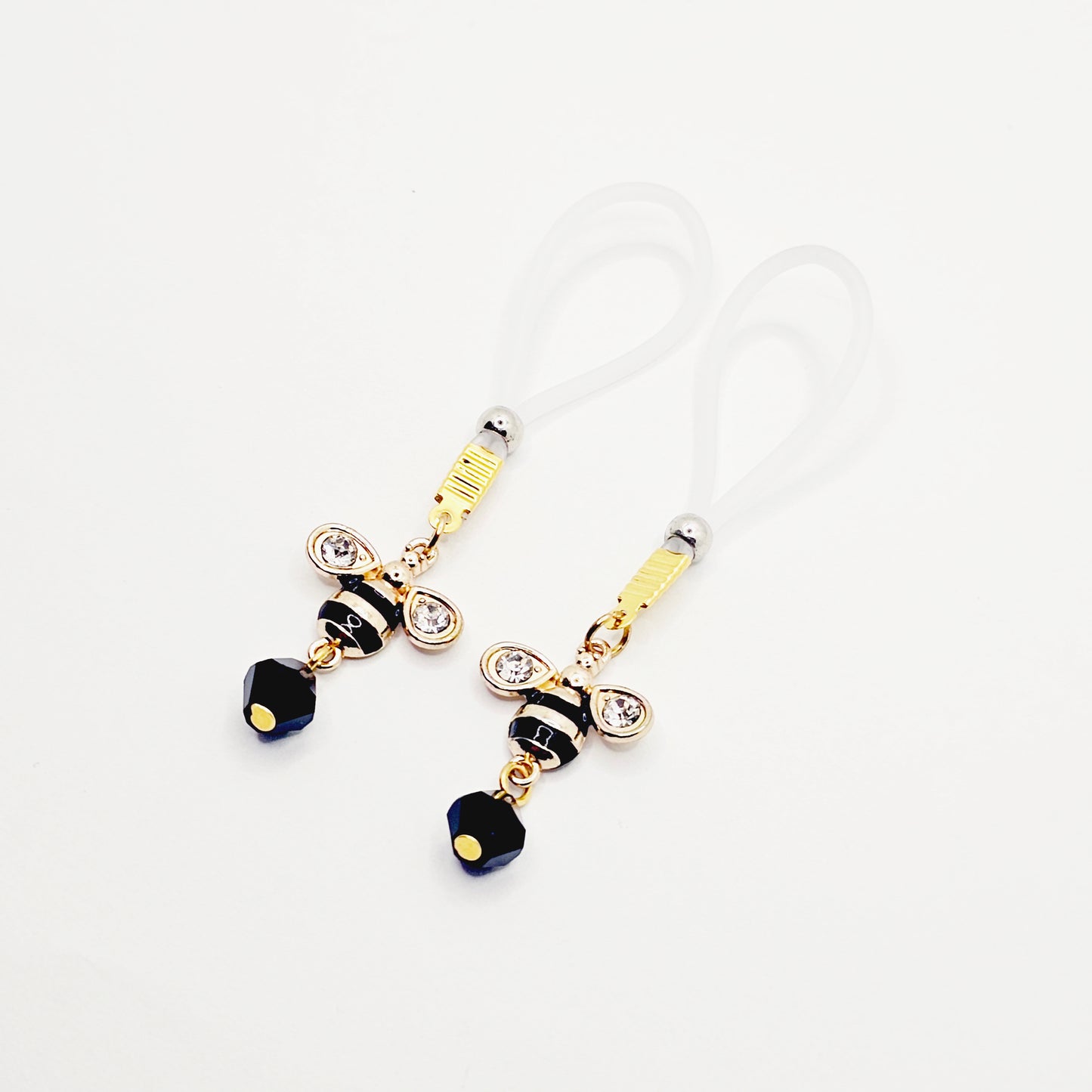 Clit Clamp and Nipple Dangle Set with Bee