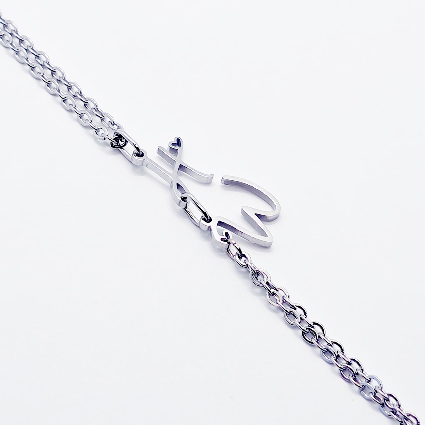 Hotwife Necklace to Nipple, Stainless Steel, with Non-Piercing Nipple Nooses or Clamps. Or use with Piercings.