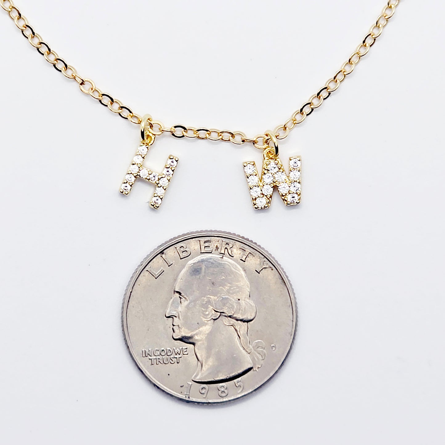 Hotwife Anklet, 18K Real Gold, Discreet Ankle Bracelet with H and W. Swingers Jewelry