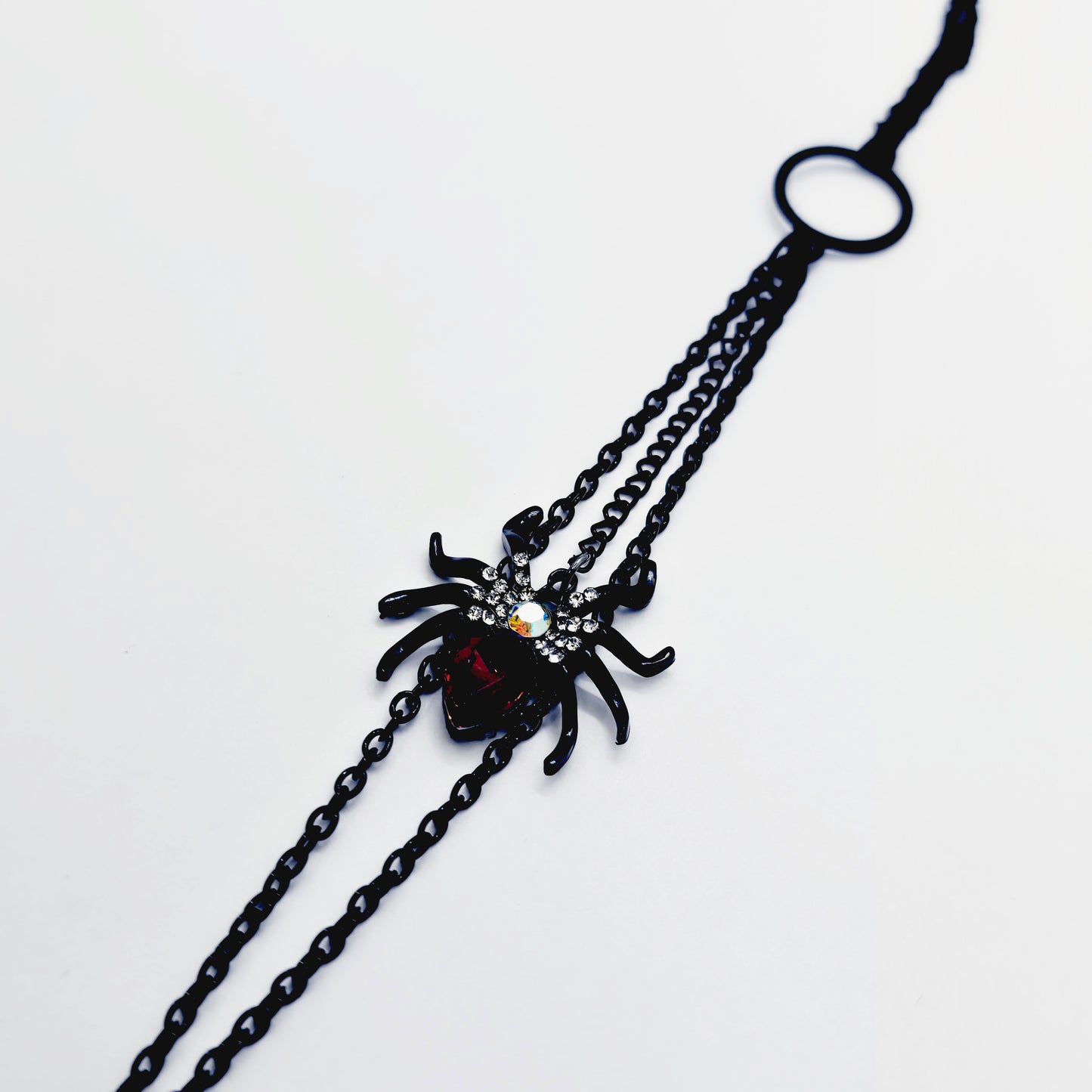 Dangling Spider O-Ring Necklace to Nipple with Your Choice of Nipple Attachment.