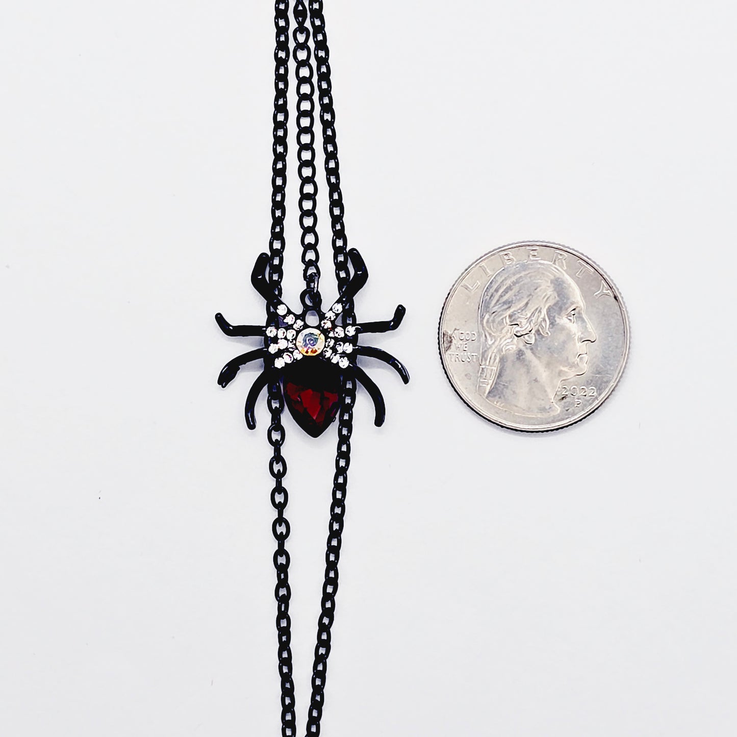 Dangling Spider O-Ring Necklace to Nipple with Your Choice of Nipple Attachment.