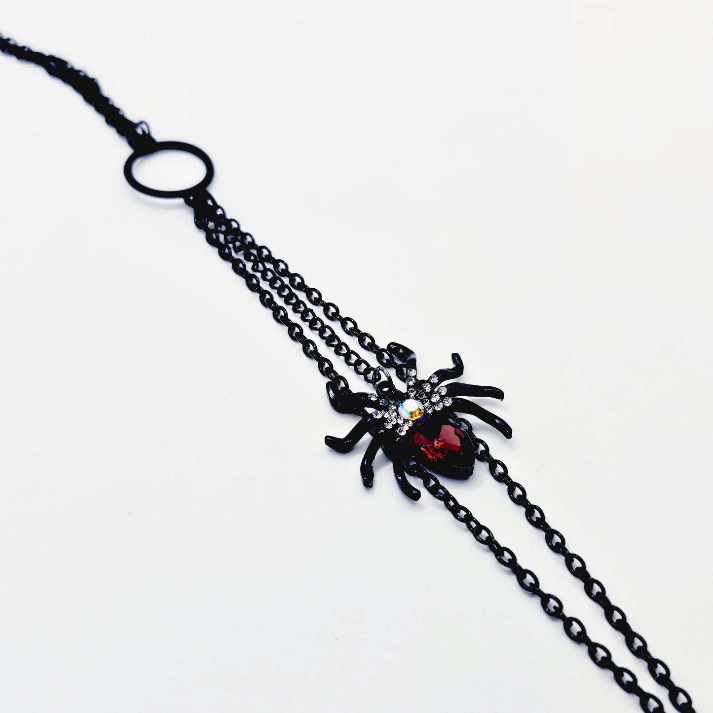 Dangling Spider O-Ring Necklace to Nipple with Your Choice of Nipple Attachment.