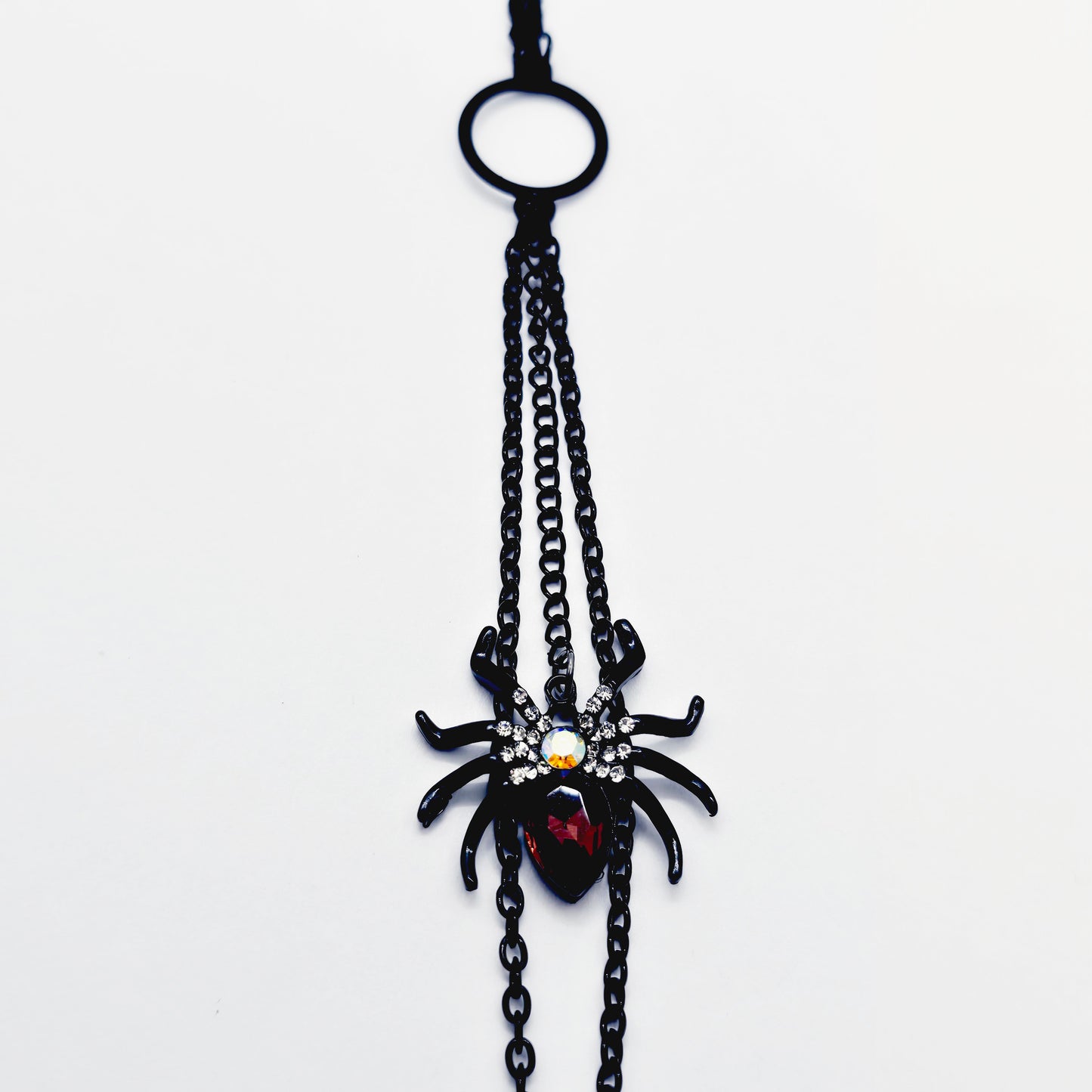 Dangling Spider O-Ring Necklace to Nipple with Your Choice of Nipple Attachment.