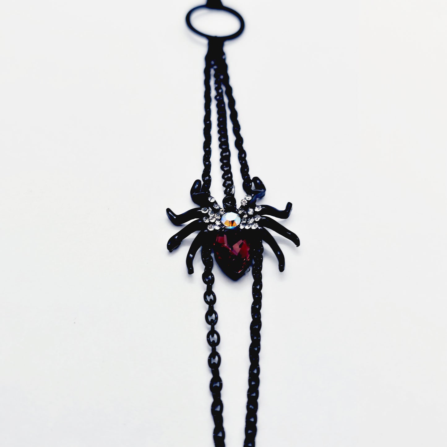 Dangling Spider O-Ring Necklace to Nipple with Your Choice of Nipple Attachment.