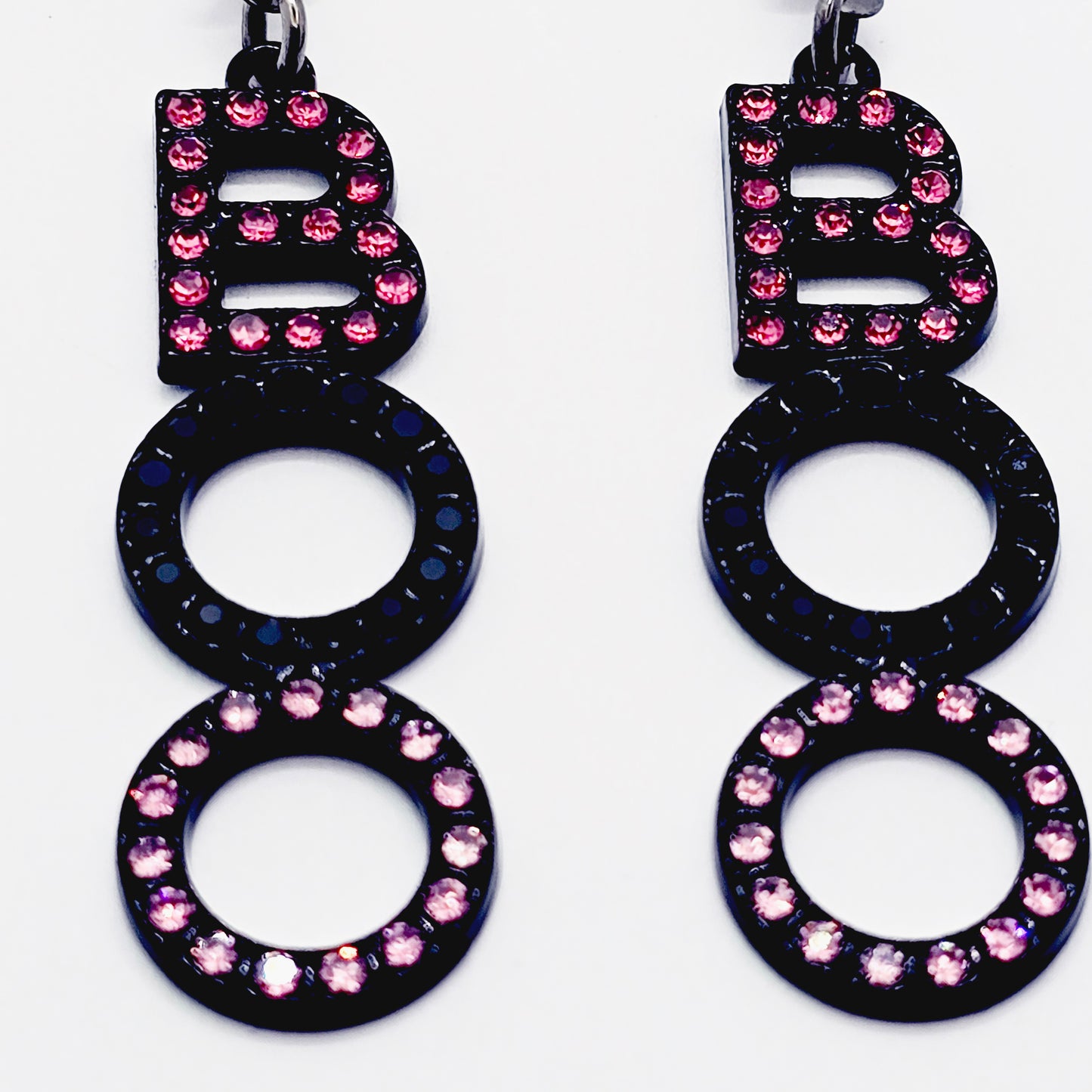 BOO Nipple Nooses for Halloween and Beyond. Pink and Black Pendants on Non-Piercing Nipple Nooses or Your Choice of Nipple Clamps.