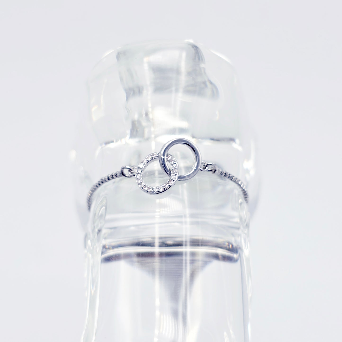 Platinum Penis Noose Bracelet, Erotic Intimate Jewelry for Men