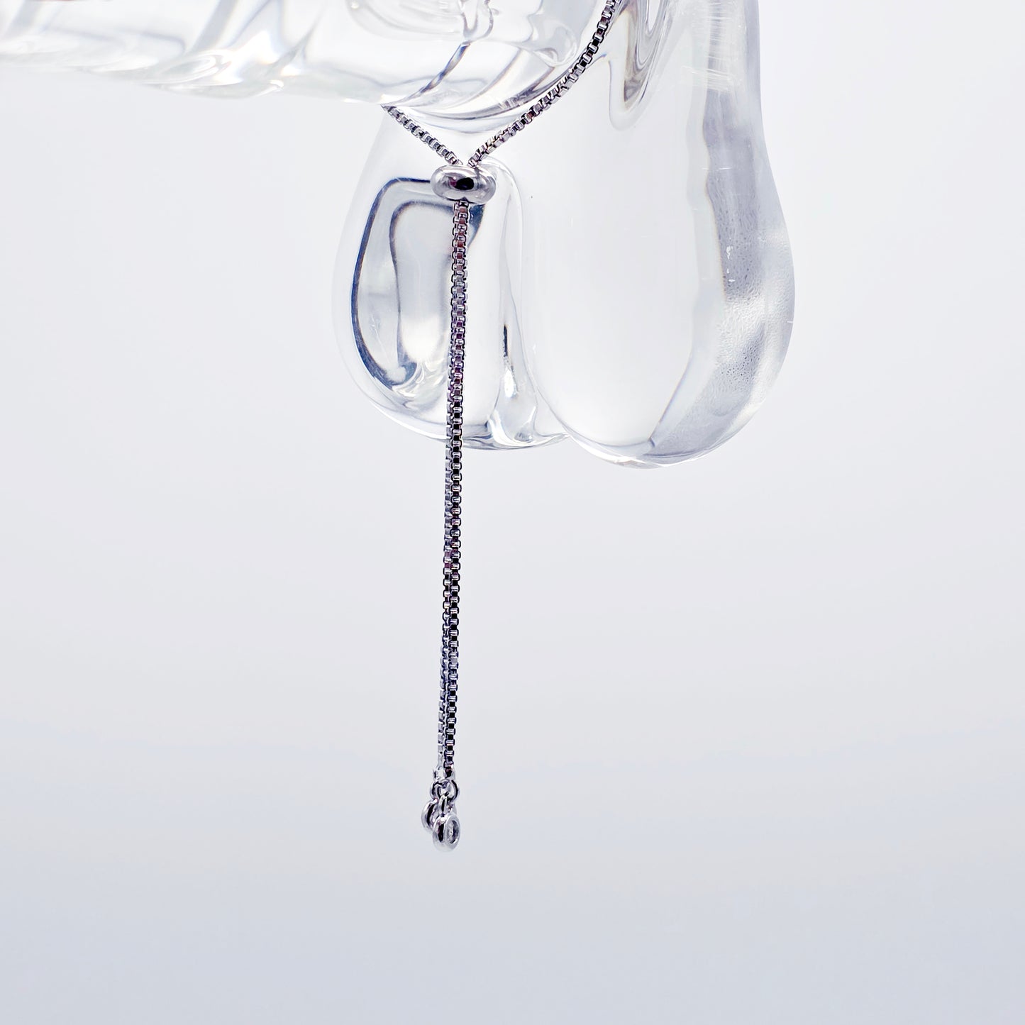 Platinum Penis Noose Bracelet, Erotic Intimate Jewelry for Men