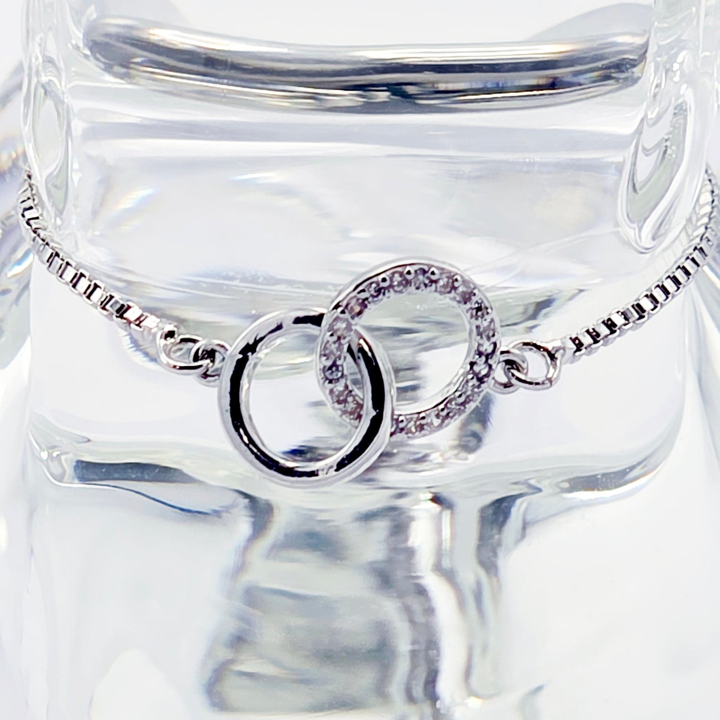 Platinum Penis Noose Bracelet, Erotic Intimate Jewelry for Men