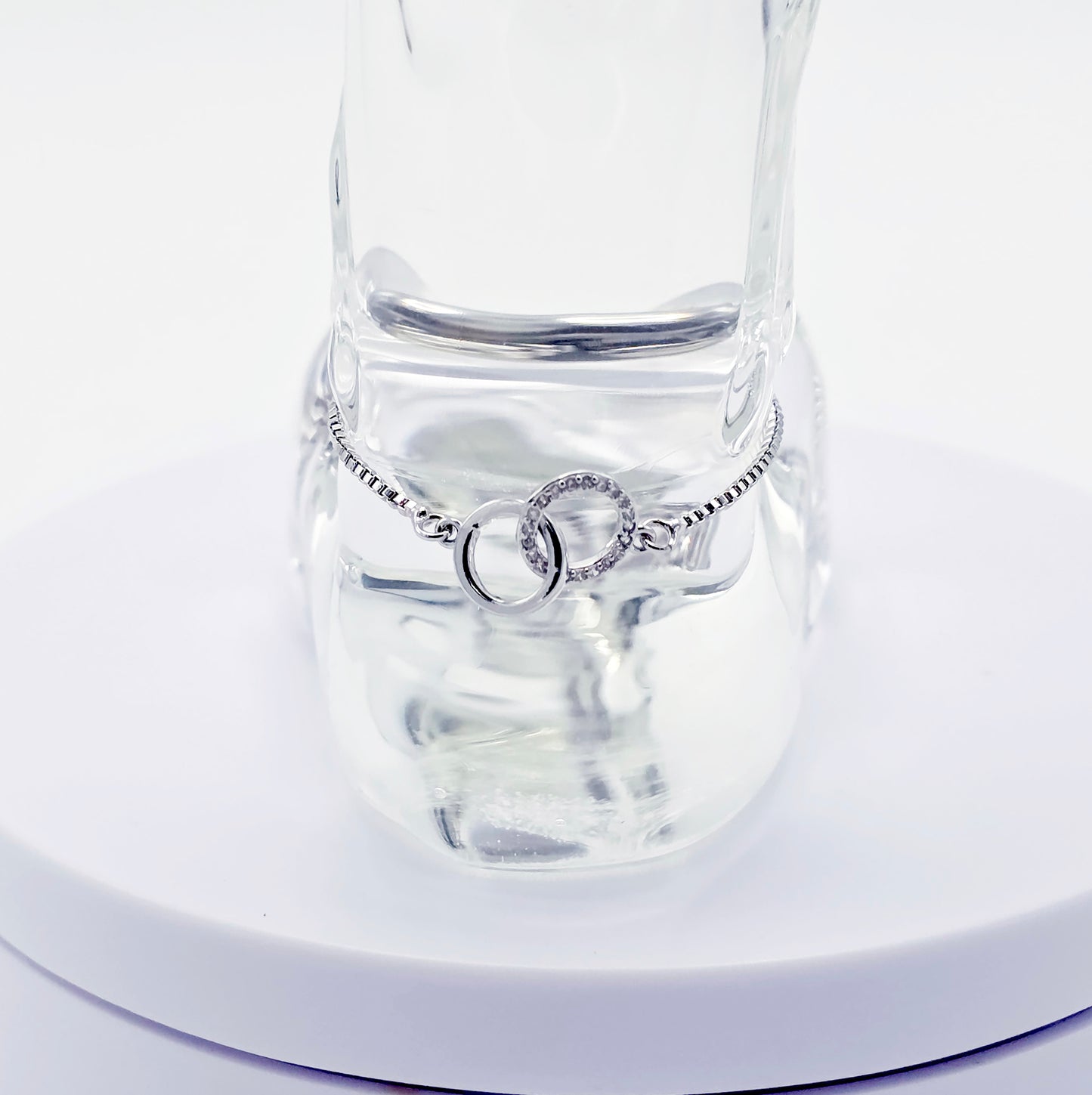 Platinum Penis Noose Bracelet, Erotic Intimate Jewelry for Men